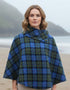 Mucros Check Poncho