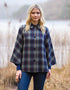 Mucros Country Cape | Charcoal Check