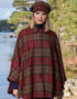Mucros Country Cape | Red Check
