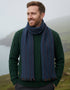 Mucros Donegal Wool Scarf | Blue