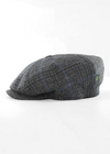 Mucros Driving Cap | Charcoal Blue