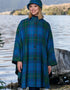 Mucros Dunloe Cape | Green Blue Check