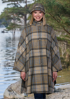 Mucros Dunloe Cape | Grey Multi Check