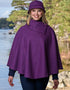 Mucros Poncho | Purple