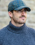 Mucros Tweed Baseball Cap | Premium Wool Green Plaid