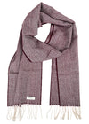 McNutt Lambswool Scarf | Mulberry Herringbone