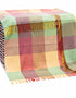 John Hanly Lambswool Throw | Pink Check
