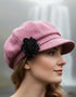 Pink Mucros Newsboy Cap