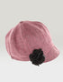 Pink Mucros Newsboy Cap