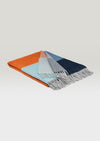 Mcnutt Cashmere Merino Throw Ocean Sunset