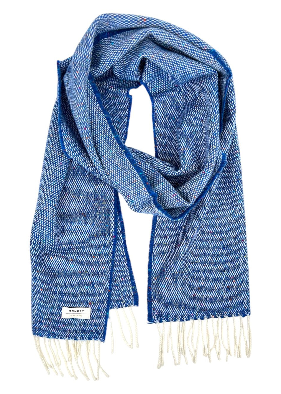 McNutt Donegal Tweed Scarf | Ocean