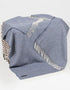 John Hanly Oversized Cashmere Throw Denim