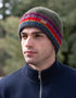 Erin Men's Rib Pullon Hat | Green Red