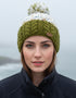 Erin Wool Bobble Hat Flecked Green