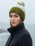 Erin Wool Bobble Hat Flecked Green
