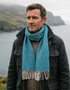 McNutt of Donegal Peacock Tweed Scarf | 100% Merino Lambswool