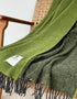 McNutt Reversible Pure Wool Blanket | Meadow Green