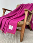 McNutt Bell Heather Pure Wool Throw | Irish Blanket 200×145cm