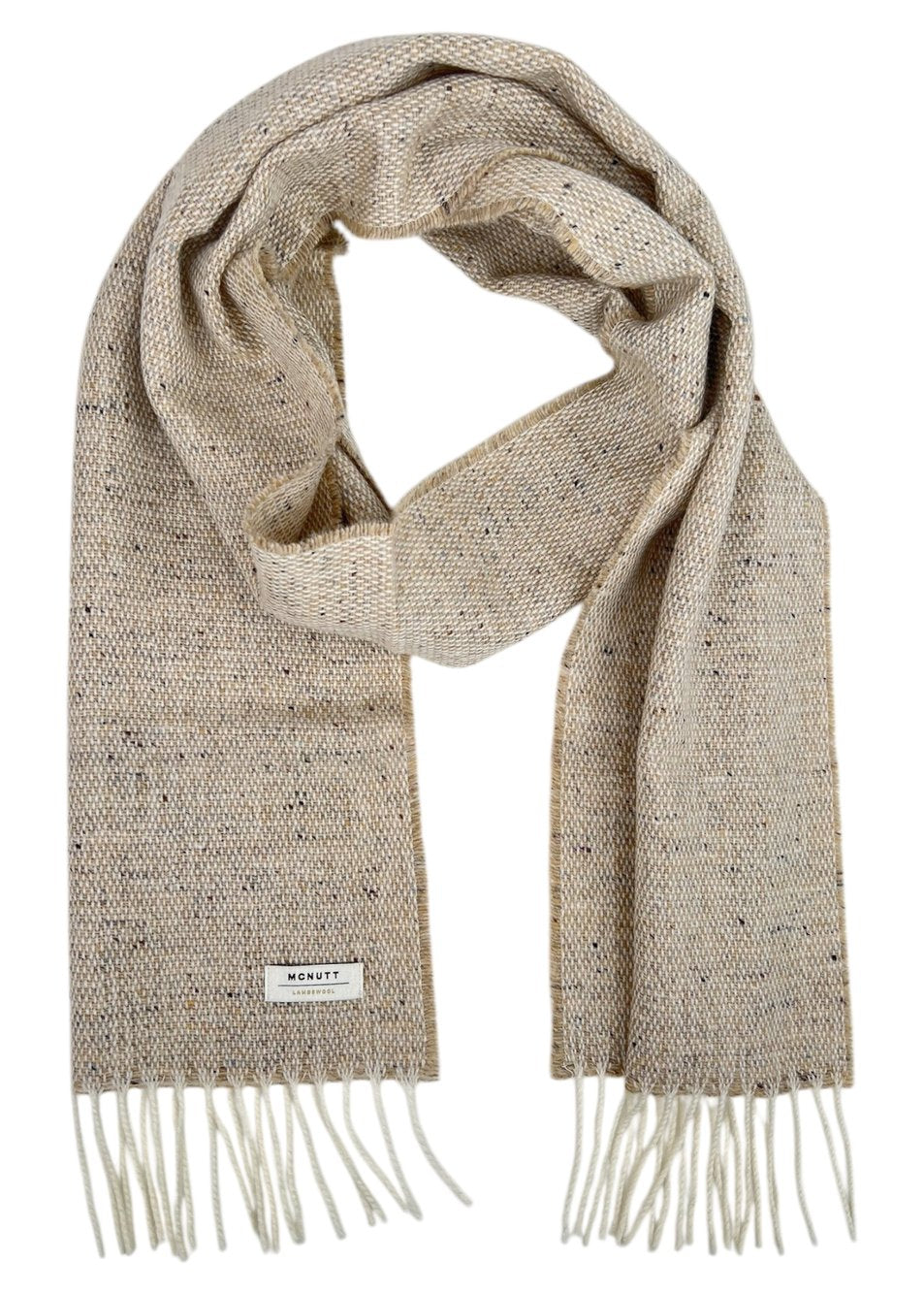 McNutt Donegal Scarf | Oatmeal Tweed