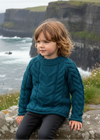 Kids Aran Sweater | Irish Sea