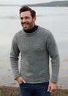 Tweed Roll Neck Mens Sweater