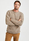 Tweed Roll Neck Mens Sweater