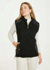 Women's Lined Sleeveless Jacket | Black