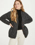 Ladies Tweed Cardigan | Charcoal