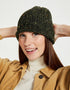 Donegal Wool Beanie Hat - Green