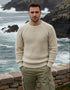 Fisherman Rib Merino Sweater | Camel