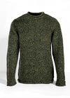 Roll Neck Mens Sweater | Green