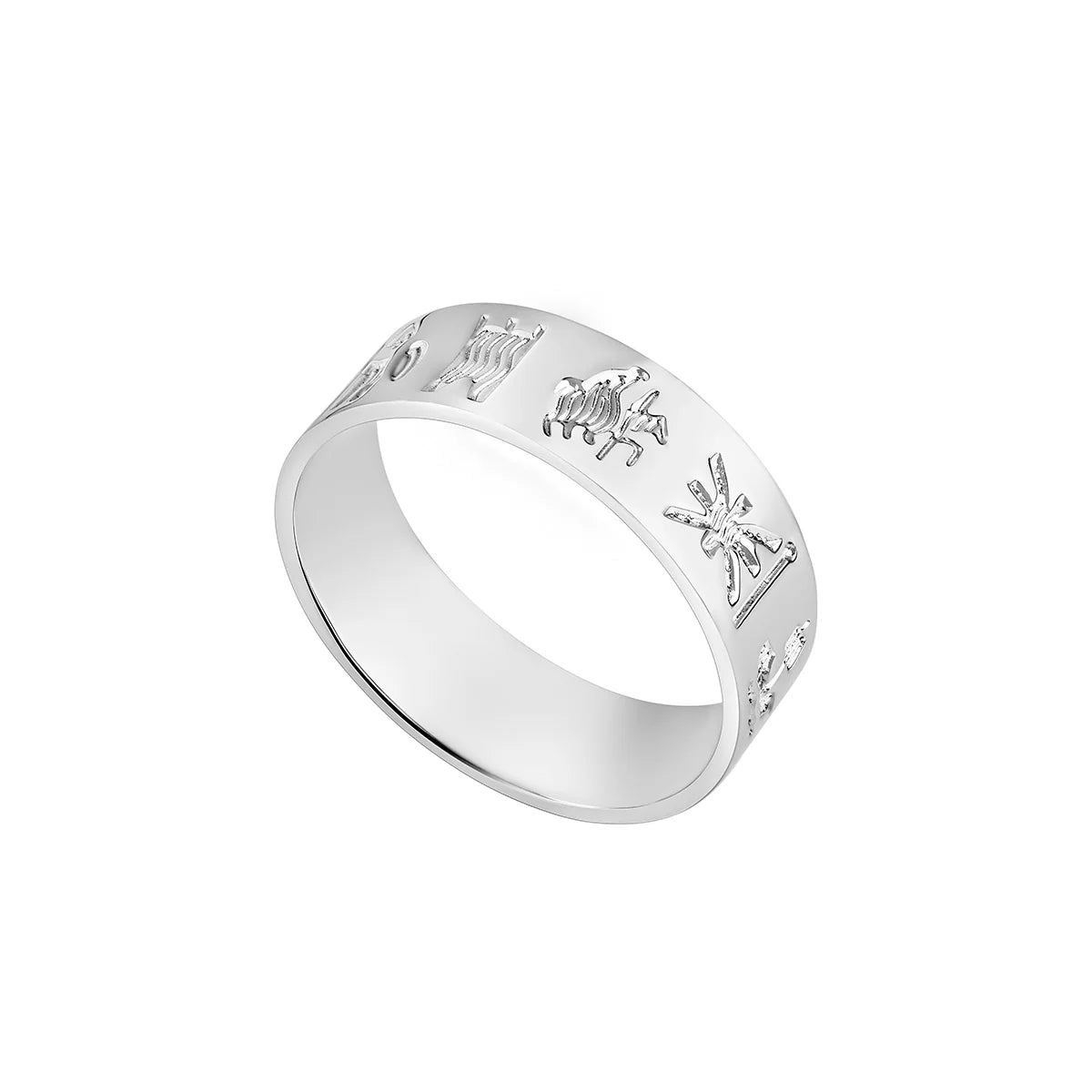 Silver History Of Ireland Ring
