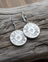 History of Ireland Sterling Silver Earrings - Celtic Heritage Drop Earrings