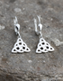 Sterling Silver Trinity Drop Earrings