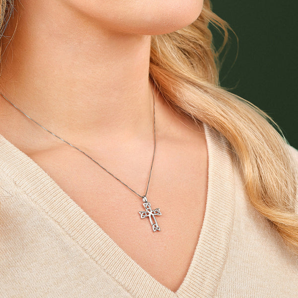 Sterling Silver Celtic Cross Pendant