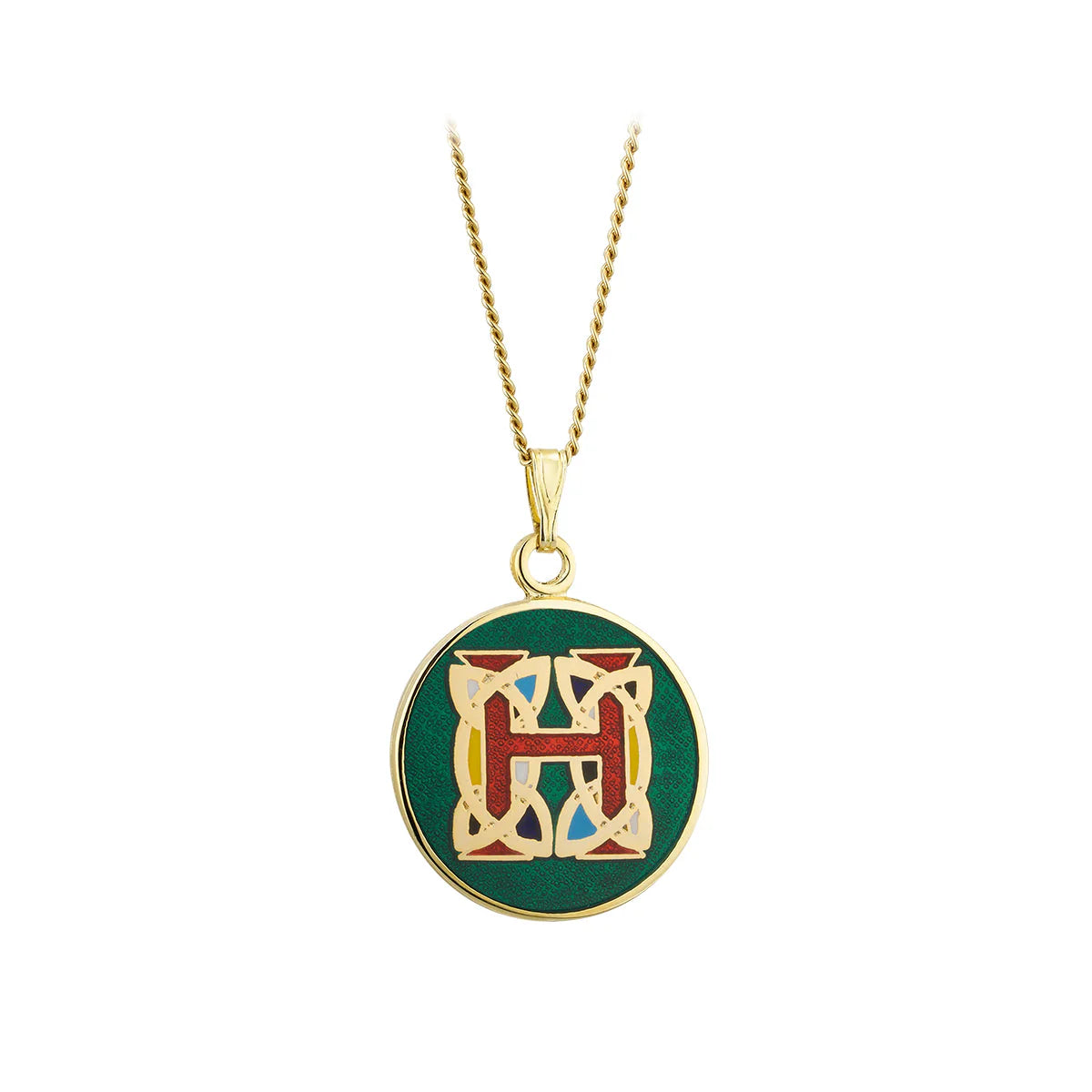 Gold Plated Initial Necklace ( All Initials )
