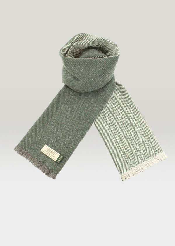 Mucros Soft Green Donegal Scarf