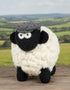 Erin Knitwear Knitted Sheep | Charcoal Flat Cap - Large