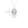 Sterling Silver Celtic Miraculous St. Patrick Medal
