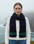 Shamrock Scarf | Navy