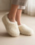 Sheep by the Sea Wool Slippers – Natural