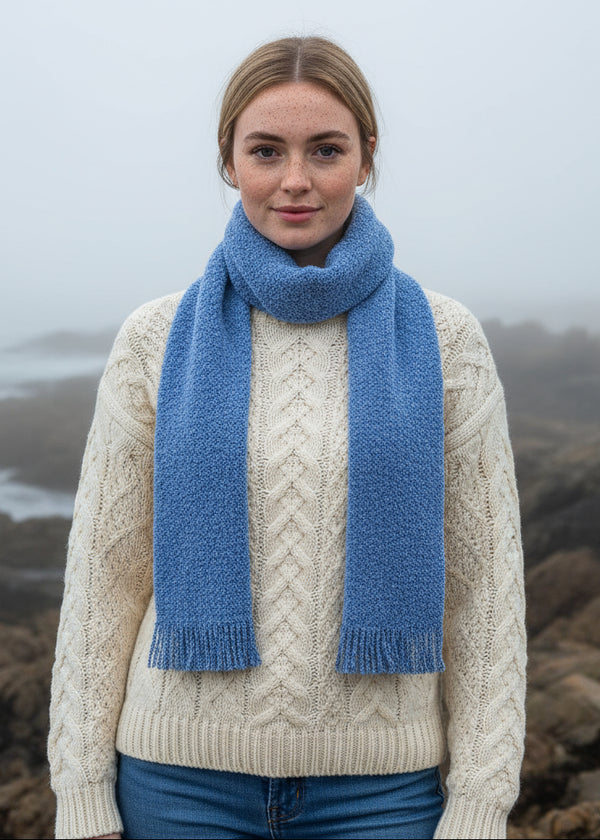 Mucros Skellig Scarf | Blue
