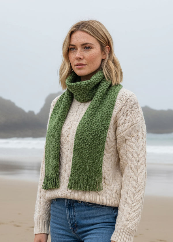 Mucros Skellig Scarf | Green