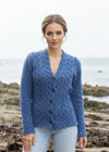 IrelandsEye Horseshoe Aran Cardigan | Marina