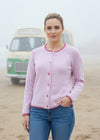 IrelandsEye Killiney Cardigan | Pink