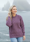 Unisex Aran Wool Sweater | Lupin