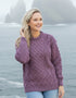 Unisex Aran Wool Sweater | Lupin - Clearance