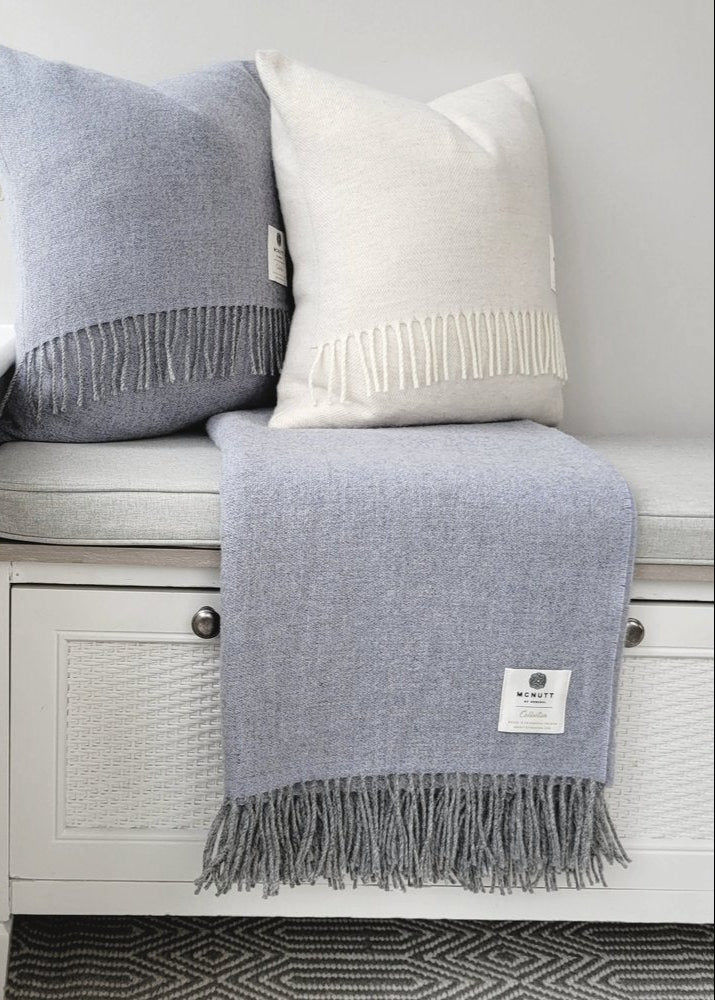 Mcnutt Starlight Blue Reversible Blanket