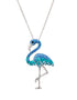 Flamingo Pendant in Sterling Silver