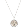 Silver Mother of Pearl Celtic Tree of Life Pendant